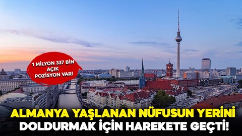 1 milyon 337 bin açık iş pozisyonu var! Almanya işçi açığını kapatmak için yasaları gevşetti!