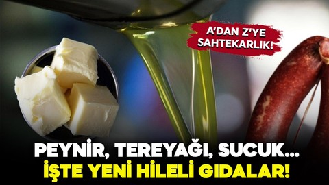 Tağşiş listesi yenilendi: İşte yeni gıda sahtekarları ve kalem kalem hileli ürünler!