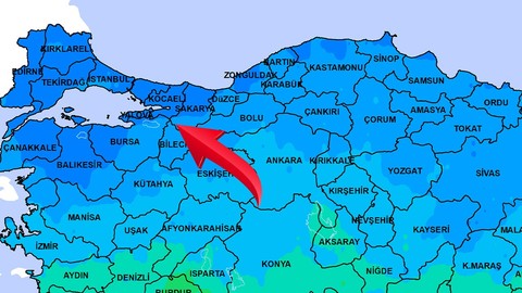 Bursa, Sakarya, Kocaeli, İstanbul ve Düzce'ye sürpriz çarşamba uyarısı geldi. Bir anda kuvvetlenecek