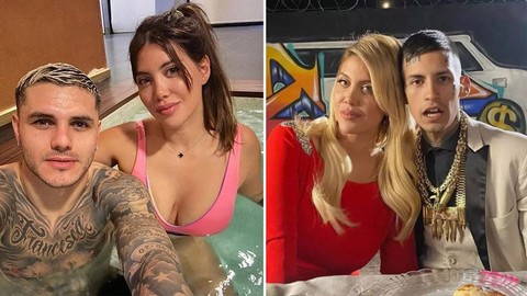 Galatasaray'ın yıldızı Icardi'yi terk eden Wanda Nara'dan olay hareket! 13 yaş küçük sevgilisi L-Gante'yle öpüştü