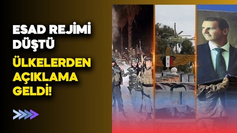 Dünya gözünü Suriye'ye çevirdi: Rejimin devrilmesine dünyadan jet hızından tepki!