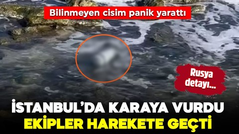 İstanbul'da gizemli cisim alarmı: Sahil Güvenlik harekete geçti