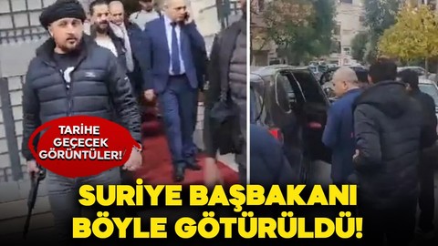 Suriye başbakanı nereye götürüldü?: Silahlı muhalifler tarafından çevrelendi!