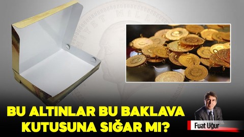 Bir yatay geçiş hikâyesi… Bir kiloluk baklava kutusuna kaç ATA ALTINI sığar?