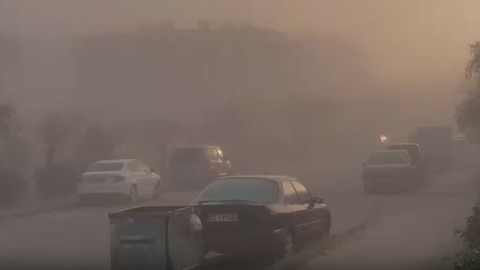 Edirne'de sabah saatlerinde sis etkili oldu!