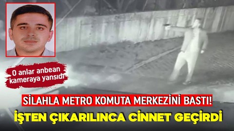 Ümraniye’de korku dolu anlar yaşandı! Silahla metro komuta merkezini bastı