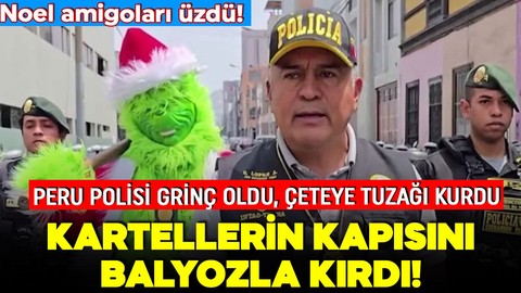 Noel amigoları üzdü! Peru polisi Grinç oldu, çeteye tuzağı kurdu: Kartellerin kapısını balyozla kırdı!