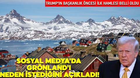 Trump'ın başkanlık öncesi ilk hamlesi belli oldu: ABD'nin seçilmiş başkanı Grönland'ı neden istediğini açıkladı!