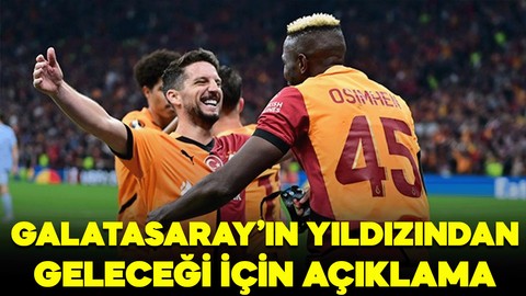 Dries Mertens’ten geleceği için açıklama