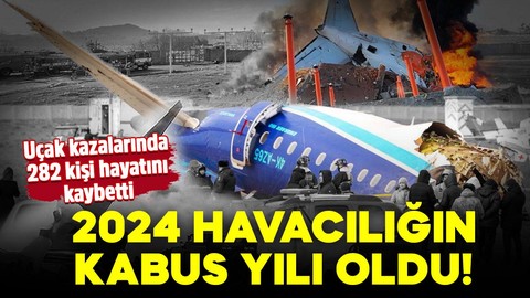 Havacılığın kabus yılı: 2024'e uçak kazaları damga vurdu! 282 kişi yaşamını yitirdi