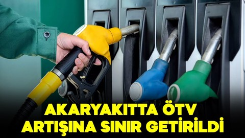 Akaryakıtta ÖTV artışına sınır getirildi