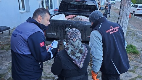 Sinop'ta denetim sırasında teknede bulundu! Kaçak avlanan 380 tanesine anında el konuldu