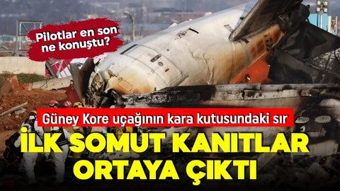 Güney Kore uçağının kara kutusu bulundu! Pilotlar en son ne konuştu?