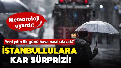 Yeni yılın ilk günü hava nasıl olacak? Meteoroloji uyardı: O bölgelerde çığ tehlikesine dikkat!
