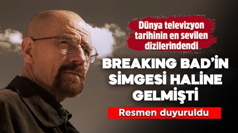 Dünya televizyon tarihinin en sevilen dizilerindendi! Breaking Bad simgesiydi! Resmen duyuruldu