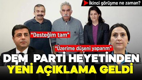 Figen Yüksekdağ'ı ziyaret eden DEM Parti heyetinden açıklama geldi!