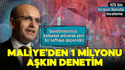 Maliye'den 1 milyonu aşkın denetim! Kayıt dışılıkla mücadeleye devam! Toplam 7,4 milyar lira ceza kesildi