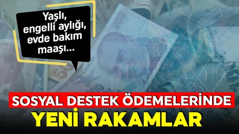 Sosyal destek ödemeleri zamlandı! İşte yeni yaşlı ve engelli aylığı, evde bakım maaşı ve SED ödemeleri!