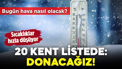 Bugün hava nasıl olacak? MGM'den 20 kente yoğun kar yağışı uyarısı