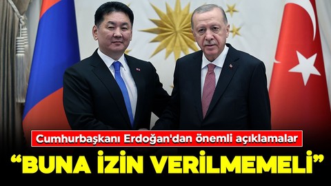 Cumhurbaşkanı Erdoğan'dan önemli açıklamalar: "Ateşkesin ihlaline izin verilmemeli”