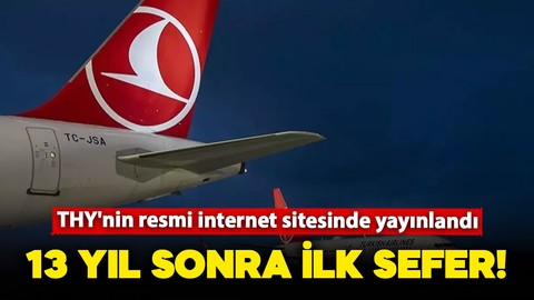 13 yıl sonra ilk sefer: THY'den Suriye'ye seyahat edeceklere bilgilendirme!