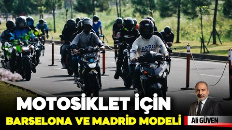 Motosiklet için Barselona ve Madrid Modeli