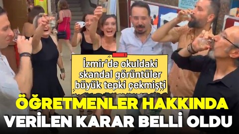 İzmir'de okulda çekilen görüntüler tepki çekmişti! Okul idaresi ve öğretmenler hakkında karar belli oldu!