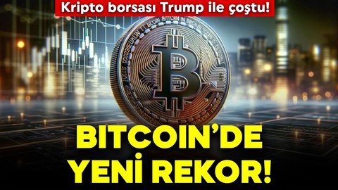 Bitcoin'de Trump coşkusu! Rekor seviyeye çıktı