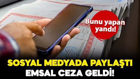 Bunu yapan yandı! Başkasına ait tapuyu sosyal medyada paylaşan kişiye emsal ceza geldi