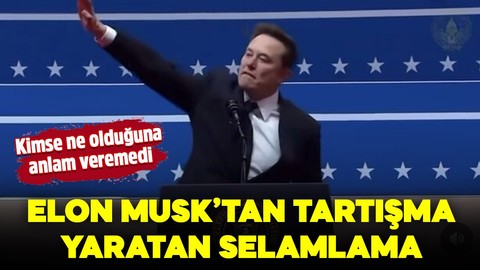 Elon Musk'tan tartışma yaratan selamlama: Kimse ne olduğuna anlam veremedi