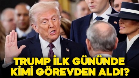 Trump'tan Beyaz Saray'daki ilk gününde beklenmedik hamle: Kimi kovdu?