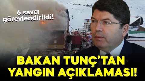 Adalet Bakanı Yılmaz Tunç açıkladı! Bolu'daki yangınla ilgili soruşturma başlatıldı