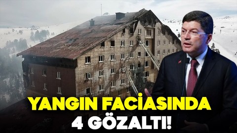 Bakan Tunç açıkladı: Bolu yangınında 4 gözaltı!