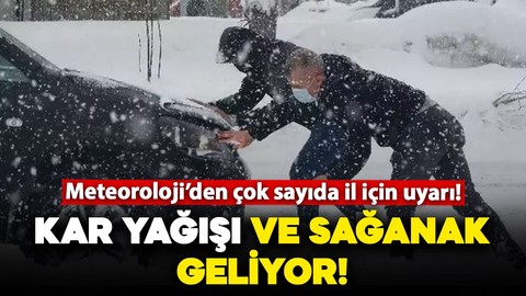 Meteoroloji'den uyarı geldi: Kar yağışı ve sağanak geliyor!