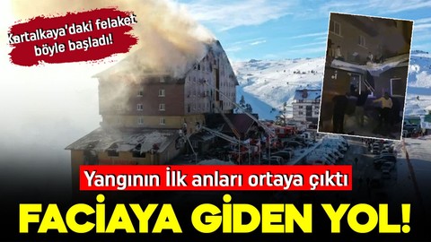 Kartalkaya’daki felaket böyle başladı! Yangının İlk anları ortaya çıktı: Faciaya giden yol!