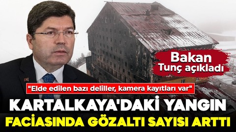 Bolu Kartalkaya'daki otel faciası! Bakan Tunç açıkladı: Gözaltı sayısı 12'ye yükseldi