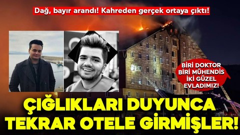 Dağ, bayır onları aradılar: Gerçek kimlik tespitinde ortaya çıktı! Bolu'daki yangında iki arkadaşın yürek yakan hikayesi!