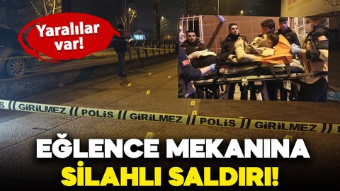 Bursa'da eğlence mekanına silahlı saldırı: Yaralılar var!