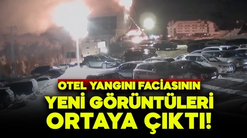 Kartalkaya'daki otel yangınının ilk 2,5 saatlik güvenlik kamerası kaydı ortaya çıktı