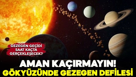 6 gezegen gökyüzünde "defile" yapacak: Hangi saatlerde gözlemlenebilecek?