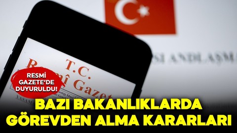 Cumhurbaşkanı Erdoğan'ın kararı Resmi Gazete'de: Bazı isimler görevden alındı!