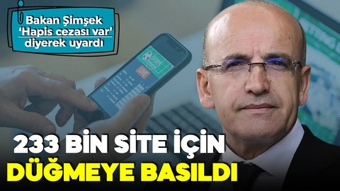 Yasa dışı bahis ve kumara karşı sıkı denetim! Bakan Şimşek vatandaşları uyardı! Binlerce site kapatıldı