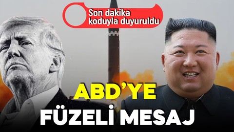 Kuzey Kore harekete geçti! Ajanslar son dakika diye duyurdu! ABD füzeli mesaj!