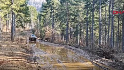 Osmaniye'de arazi aracıyla 1400 metre yüksekliğe kadar çıktı. Tek bir şey için oradaydı