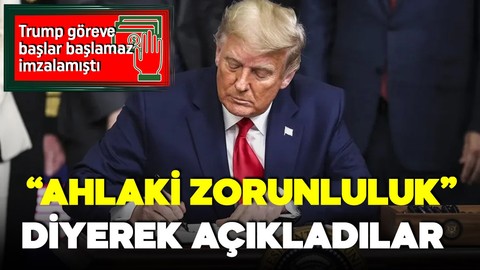 ABD Başkanı Trump imzalamıştı! Tüm yardımlar askıya alındı!