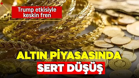 Altın fiyatlarında Trump etkisi! Sert düşüş yaşandı! İşte 28 Ocak gram altın, çeyrek altın fiyatları!