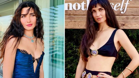 Tuba Büyüküstün Paris'i kasıp kavurdu! Moda haftasına güzelliğiyle damga vurdu, mankenleri geride bıraktı