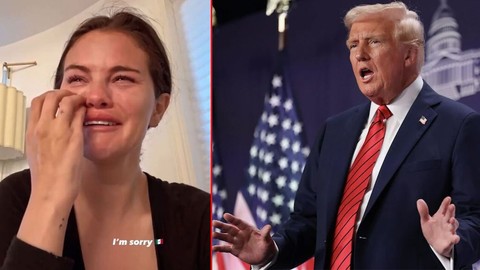 Selena Gomez gözyaşlarına boğuldu! ABD Başkanı Trump'a tepki gösterdi! "Tüm halkım saldırıya uğruyor"