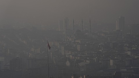 Ankara'da hava kalitesi hassas seviyede