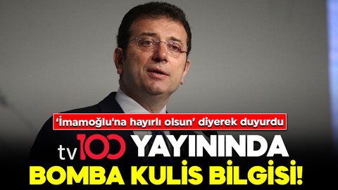 tv100 yayınında bomba kulis bilgisi! “İmamoğlu'na hayırlı olsun ancak Mansur Yavaş’ın onayı alınmadı”